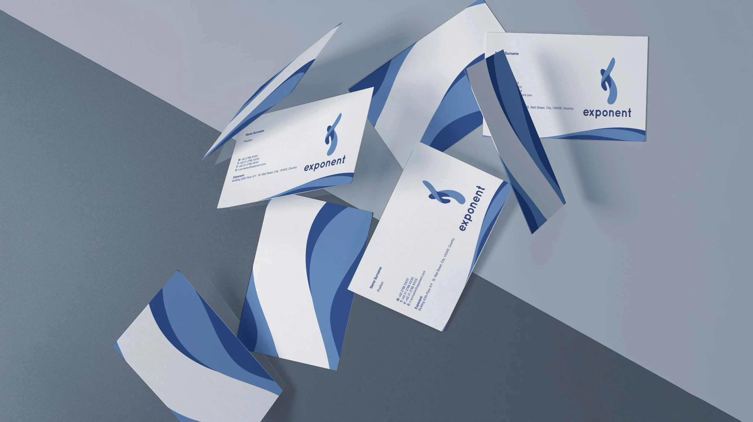 Exponent business cards